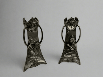 WMF Art Nouveau Vases circa 1900 - Industry Vintage