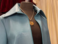 World Vinyl Blue Jacket L - Industry Vintage