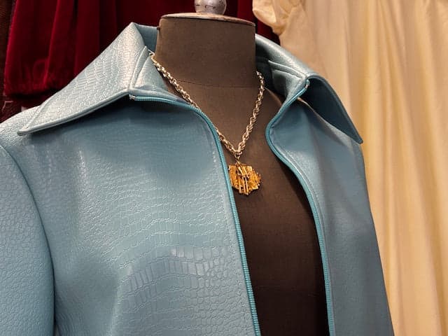 World Vinyl Blue Jacket L - Industry Vintage